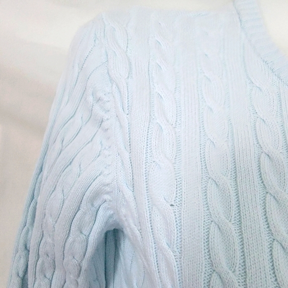 Polo Ralph Lauren Cable Knit Sweater Medium - Picture 5 of 6